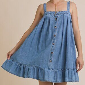 Denim Flow Dress